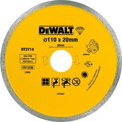 Диск алмазний DeWALT DT3714 110х5 мм для плиткорізу DWC410