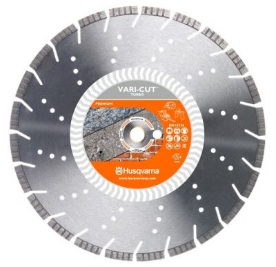 Картинка - Алмазний диск Husqvarna 16 /400, 1 / 20 VARI-CUT Turbo