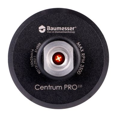 Картинка - Держатель алюминиевый для полировальных кругов Baumesser Pad Holder 100*14.7*M14 Centrum PRO 2.0