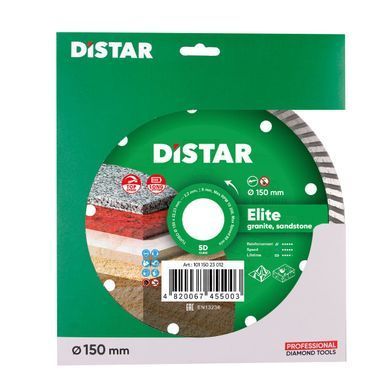Картинка - Круг алмазный отрезной Distar Turbo 150x2,2x9x22,23 Elite
