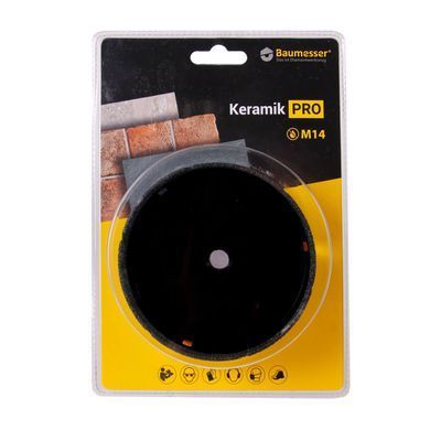 Картинка - Сверло алмазное DDR-V 100x30xM14 Keramik Pro
