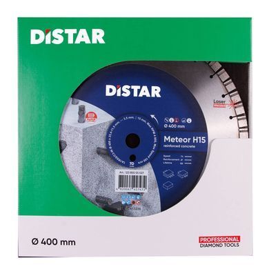 Картинка - Круг алмазний вiдрiзний Distar 1A1RSS/C3-W 400x3,5/2,5x25,4-11,5-56-ARPS 18x3,5x13+2 R185 Meteor H15