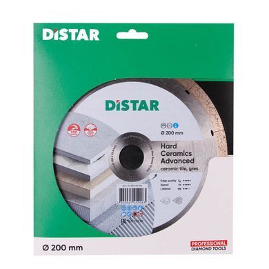 Картинка - Круг алмазный отрезной Distar 1A1R 200x1,3x10x25,4 Hard ceramics Advanced